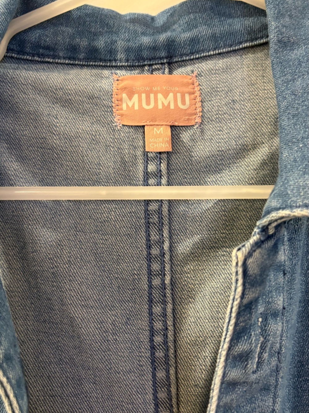 Show Me Your Mumu Light Blue Denim Shirt - Picture 2 of 3